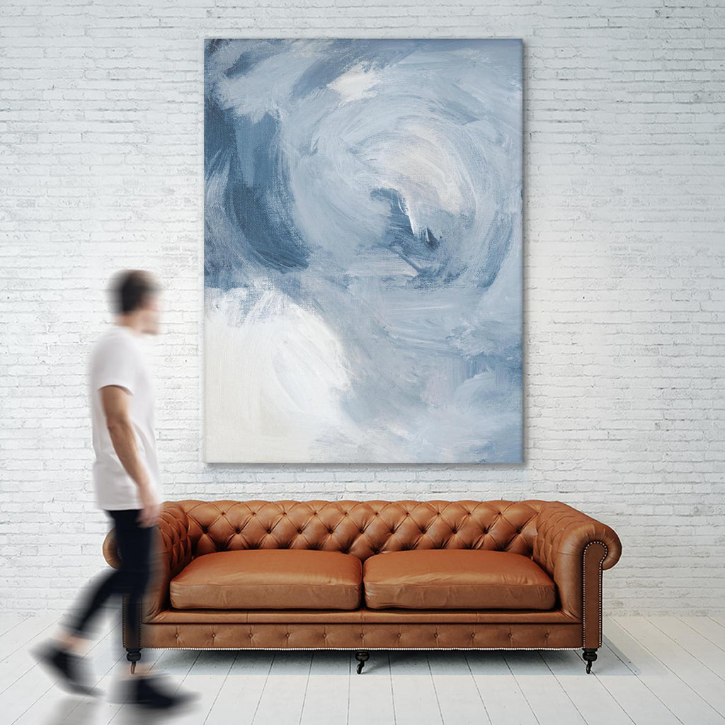 Blue Cloudy Dreams II by Lanie Loreth on GIANT ART - abstract 