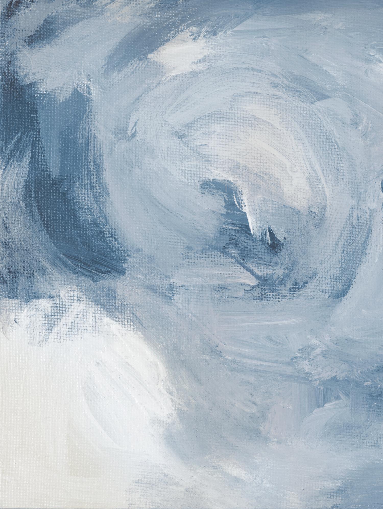 Blue Cloudy Dreams II de Lanie Loreth sur GIANT ART - abstrait 