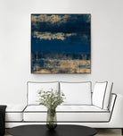 Sea Of Blue And Gold by Lanie Loreth on GIANT ART - abstract 