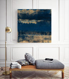 Sea Of Blue And Gold by Lanie Loreth on GIANT ART - abstract 