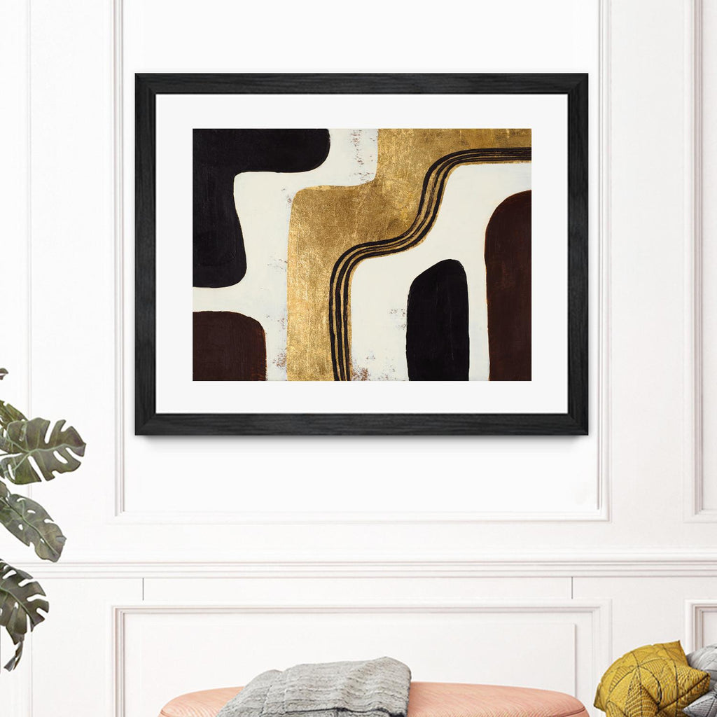Retro Africa by Patricia Pinto on GIANT ART - gold Abstract
