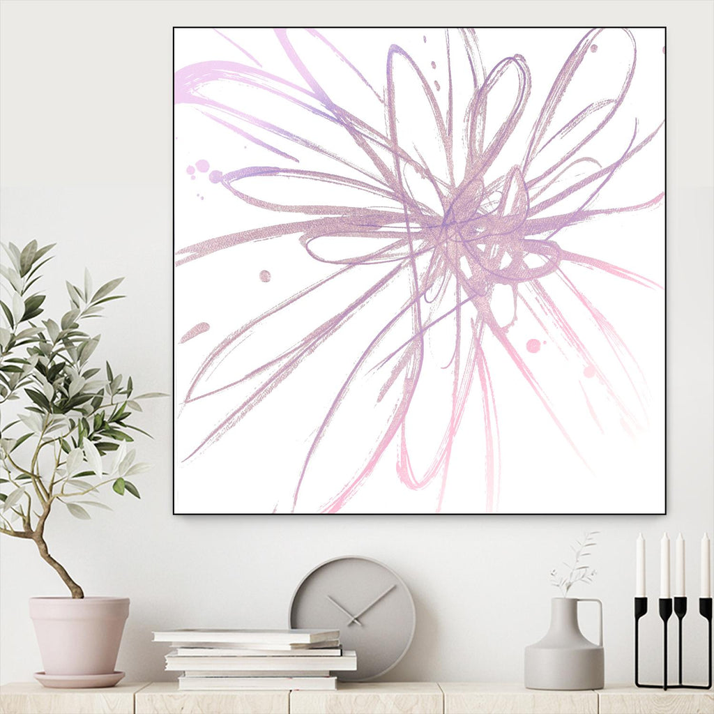Pink Burst I by L. Hewitt on GIANT ART - multi abstract