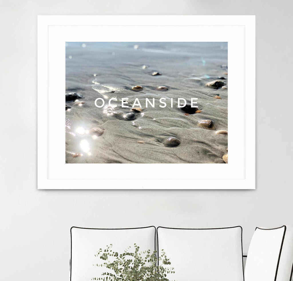 Oceanside by Acosta on GIANT ART - coastal typography