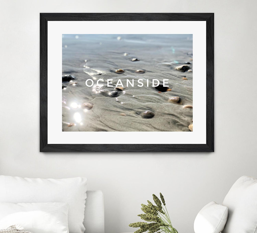 Oceanside by Acosta on GIANT ART - coastal typography