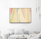 Against the Grain Abstract by Susan Bryant on GIANT ART - gold abstract