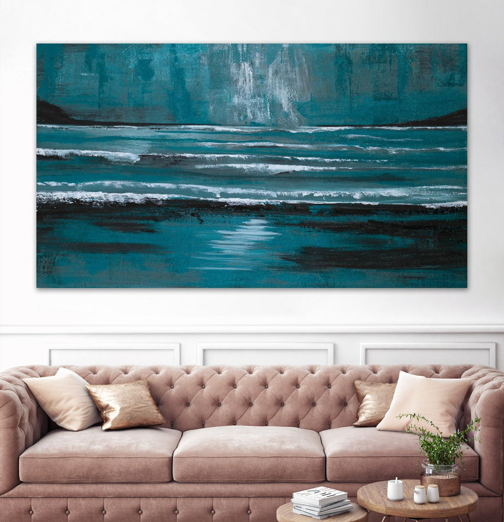 Blue Escape by Gina Ritter on GIANT ART - coastal abstract