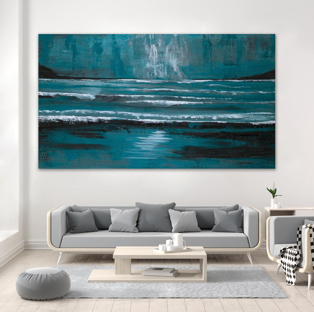 Blue Escape by Gina Ritter on GIANT ART - coastal abstract