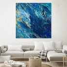 Blue Marble by Tiffany Hakimipour on GIANT ART - abstract 