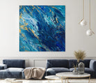Blue Marble by Tiffany Hakimipour on GIANT ART - abstract 