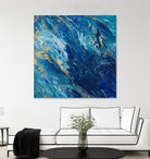 Blue Marble by Tiffany Hakimipour on GIANT ART - abstract 