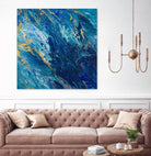 Blue Marble by Tiffany Hakimipour on GIANT ART - abstract 