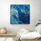 Blue Marble by Tiffany Hakimipour on GIANT ART - abstract 