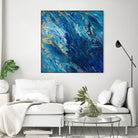 Blue Marble by Tiffany Hakimipour on GIANT ART - abstract 