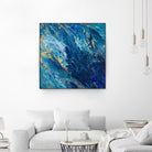 Blue Marble by Tiffany Hakimipour on GIANT ART - abstract 