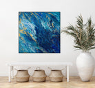 Blue Marble by Tiffany Hakimipour on GIANT ART - abstract 