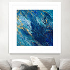 Blue Marble by Tiffany Hakimipour on GIANT ART - abstract 