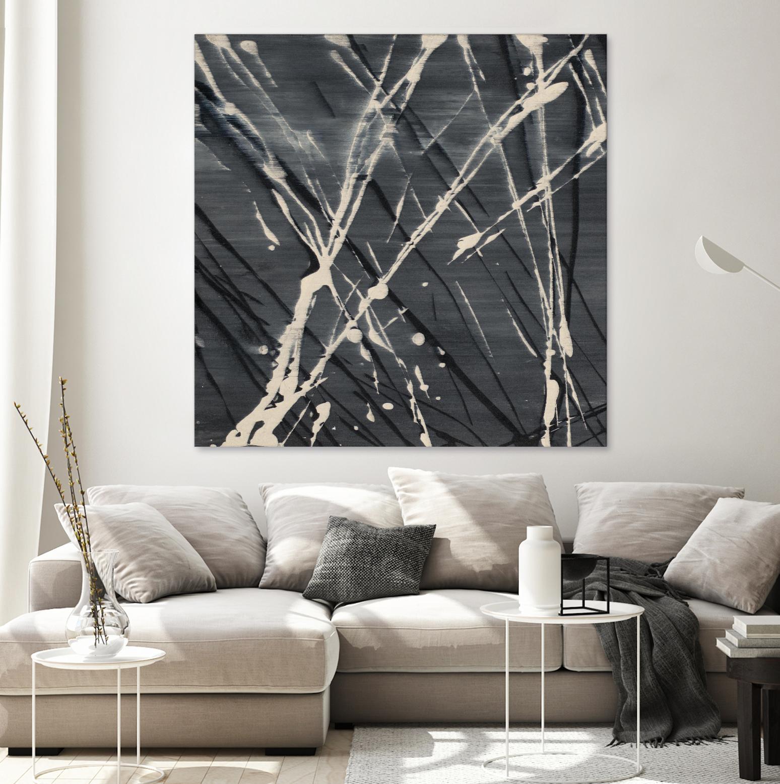 Dark Cloudy Mist I by Merri Pattinian on GIANT ART - abstract 