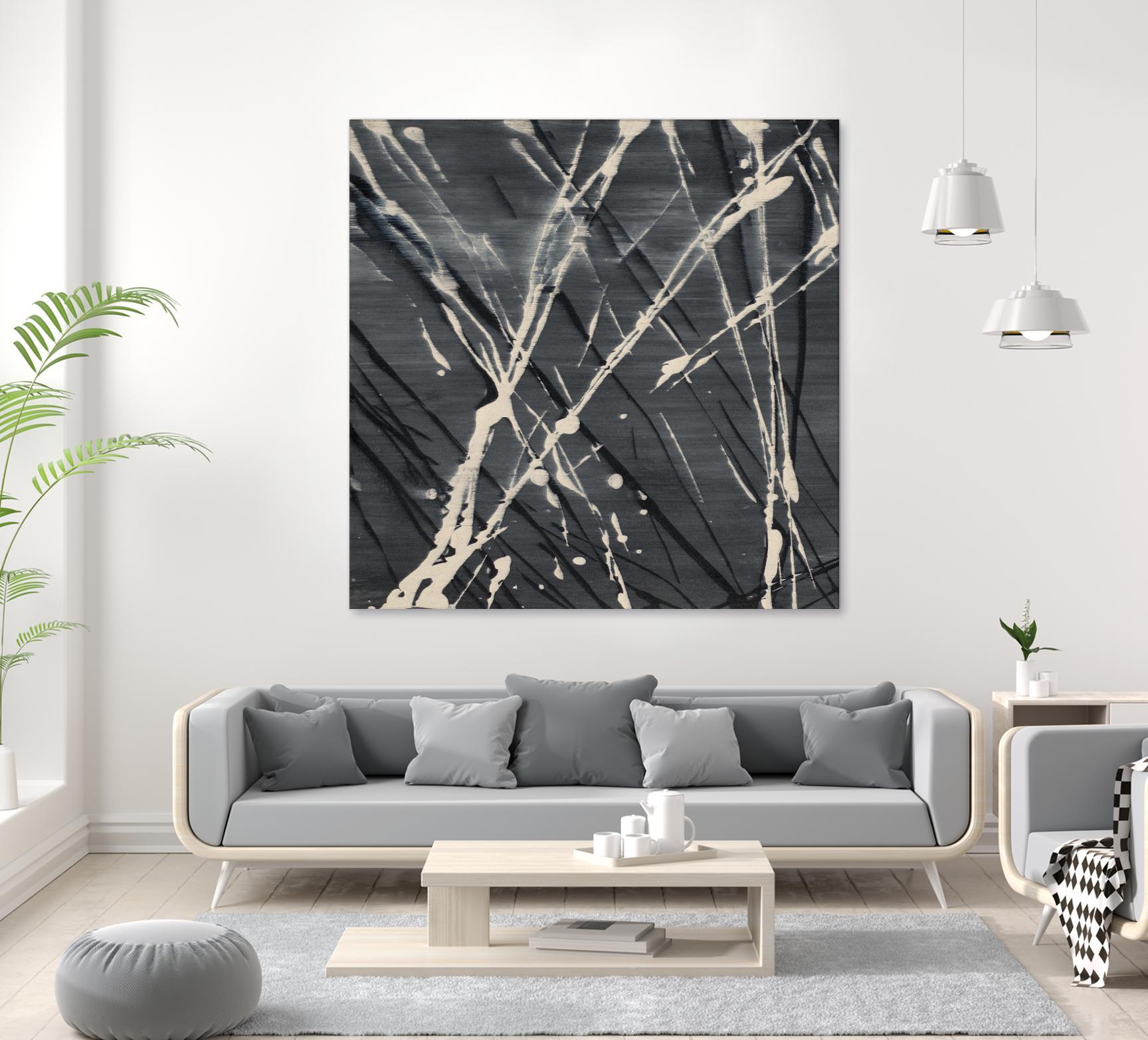 Dark Cloudy Mist I by Merri Pattinian on GIANT ART - abstract 