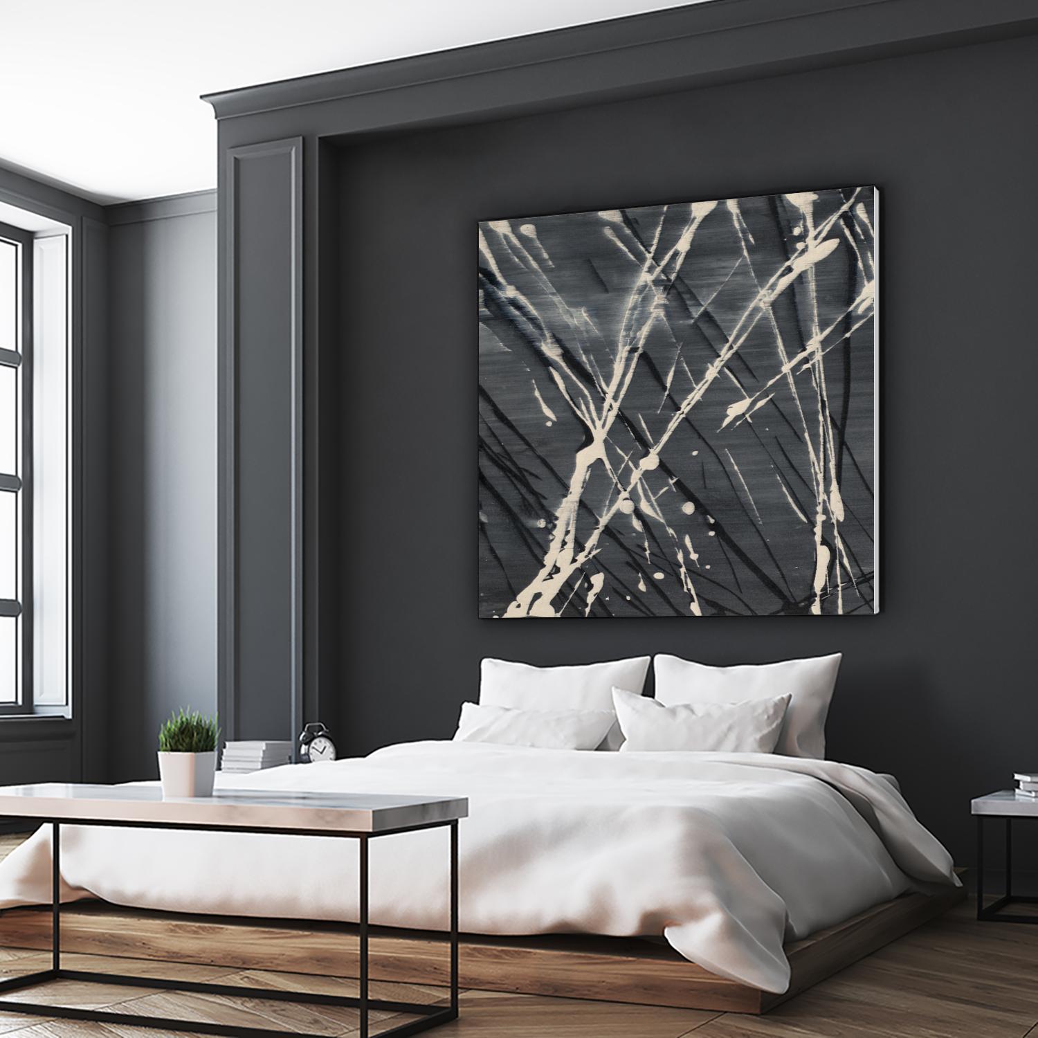 Dark Cloudy Mist I by Merri Pattinian on GIANT ART - abstract 