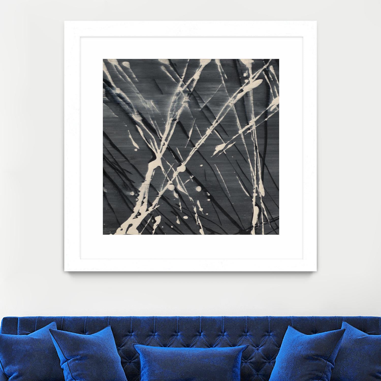 Dark Cloudy Mist I by Merri Pattinian on GIANT ART - abstract 