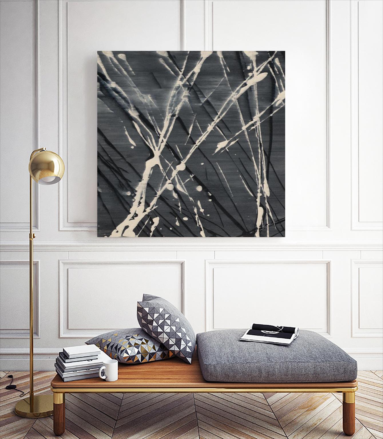 Dark Cloudy Mist I by Merri Pattinian on GIANT ART - abstract 