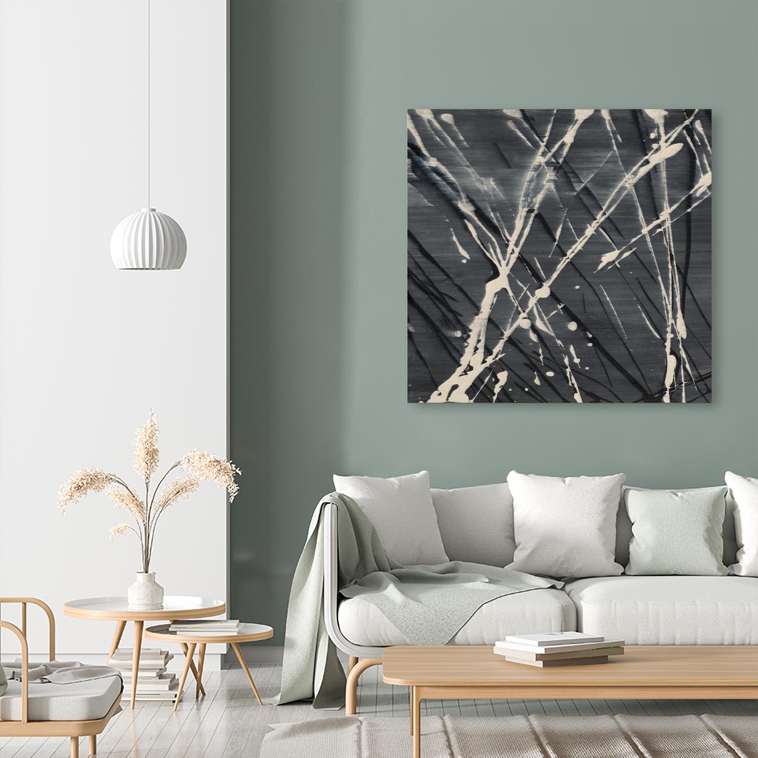 Dark Cloudy Mist I by Merri Pattinian on GIANT ART - abstract 