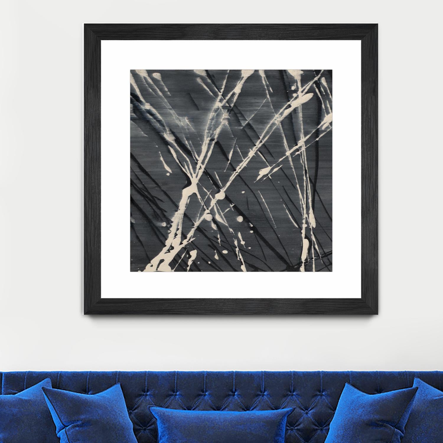 Dark Cloudy Mist I by Merri Pattinian on GIANT ART - abstract 