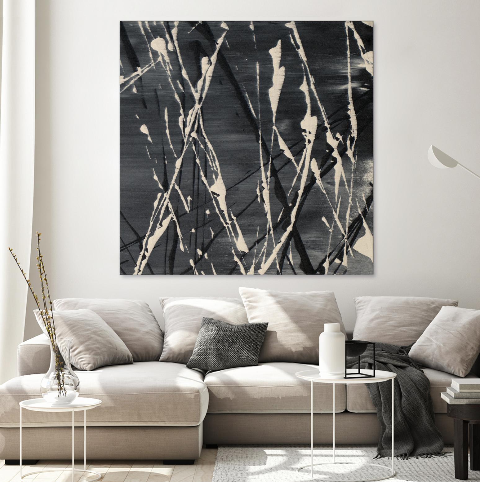 Dark Cloudy Mist II by Merri Pattinian on GIANT ART - abstract 