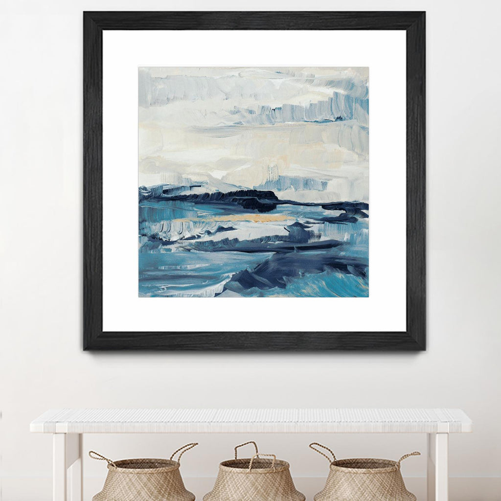 Freedom Of The Blue Sea I by Lanie Loreth on GIANT ART - coastal abstract
