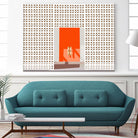 Mid Century Modern Front Door by Jen Bucheli on GIANT ART - decorative 