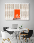 Mid Century Modern Front Door by Jen Bucheli on GIANT ART - decorative 