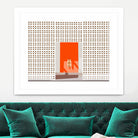 Mid Century Modern Front Door by Jen Bucheli on GIANT ART - decorative 