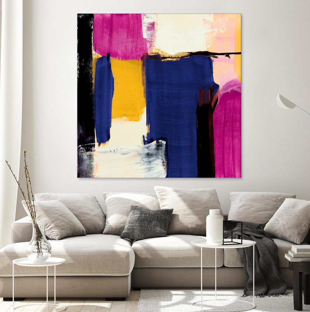 Spontaneous by Lanie Loreth on GIANT ART - pink Abstract