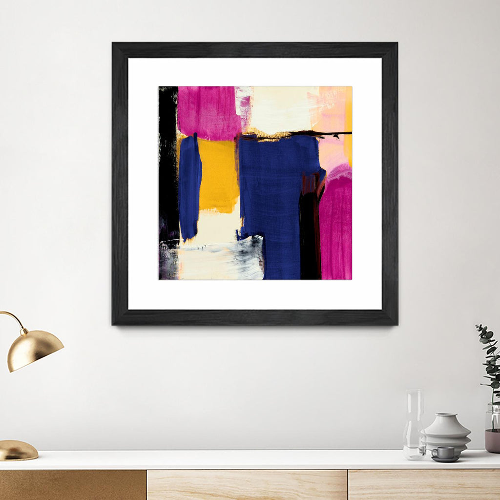 Spontaneous by Lanie Loreth on GIANT ART - pink Abstract