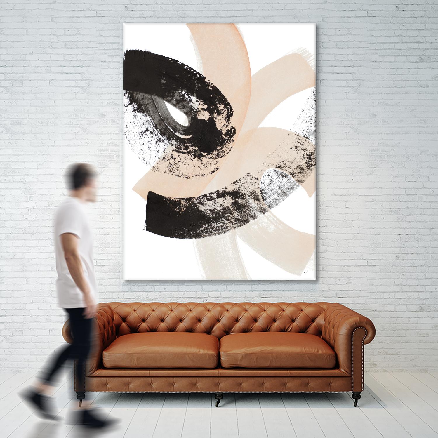 From Vision to Reality IV by Lanie Loreth on GIANT ART - peach abstract