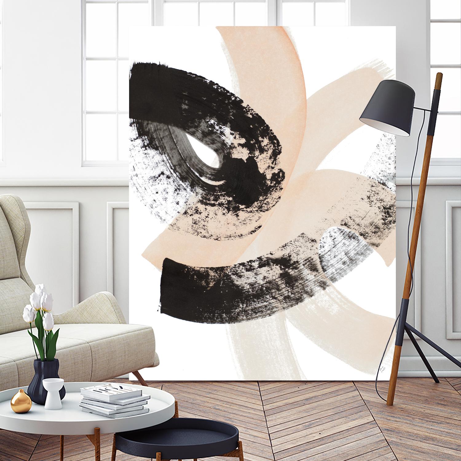 From Vision to Reality IV by Lanie Loreth on GIANT ART - peach abstract