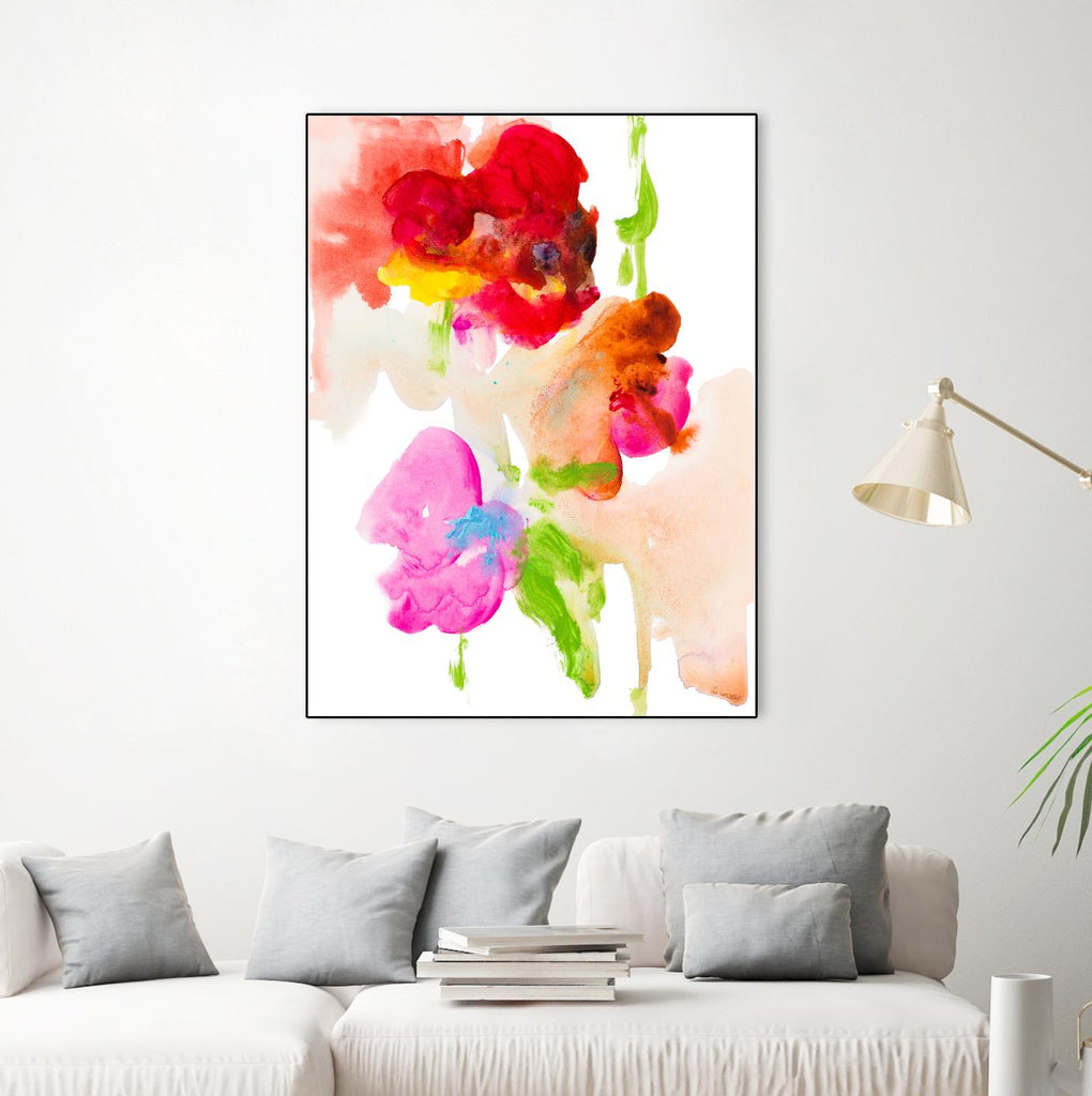 Abstract Flower Study by Lanie Loreth on GIANT ART - Multi Abstract