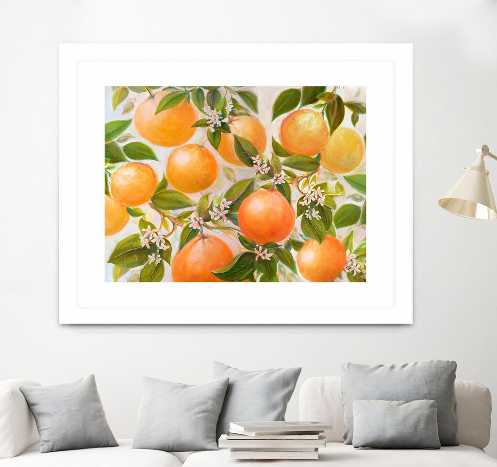 Oranges tropicales par Diannart sur GIANT ART - ferme de fruits