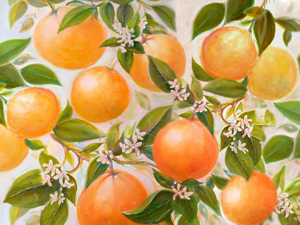 Oranges tropicales par Diannart sur GIANT ART - ferme de fruits