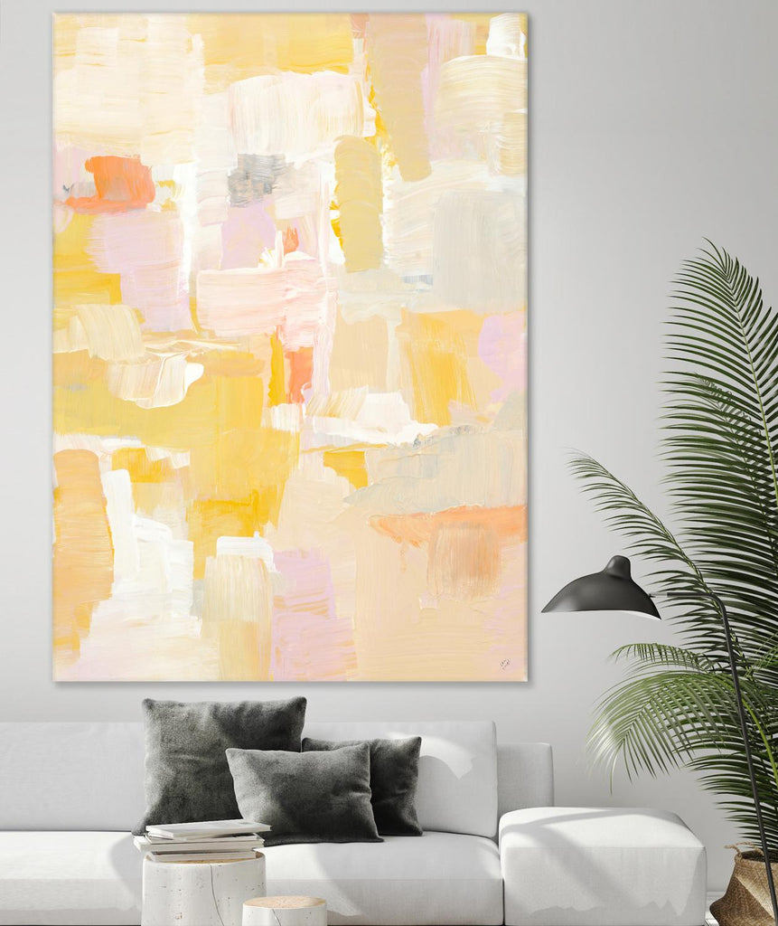 Peace I See by Lanie Loreth on GIANT ART - yellow abstract