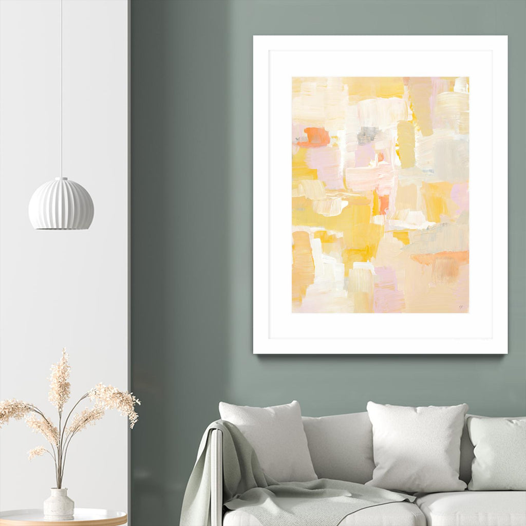 Peace I See by Lanie Loreth on GIANT ART - yellow abstract