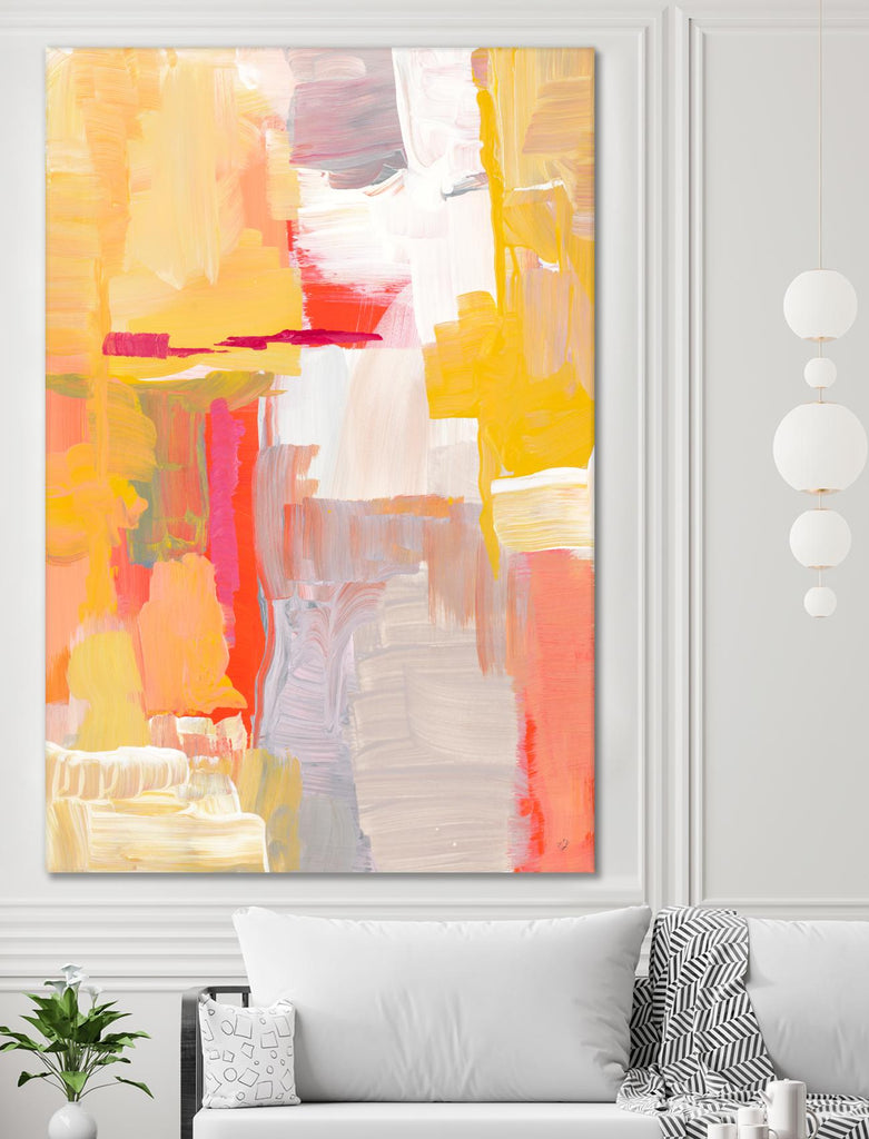 Joyful Morning by Lanie Loreth on GIANT ART - yellow abstract