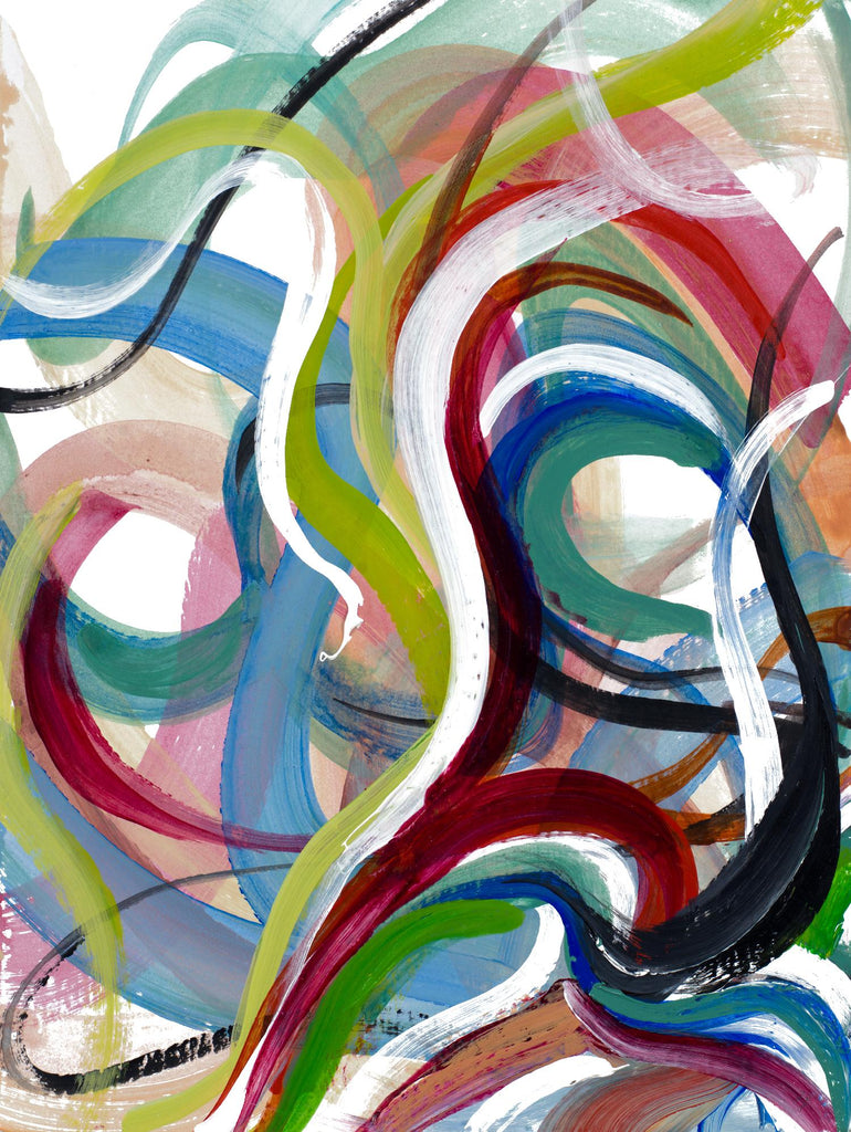 In Full Swing de Lanie Loreth sur GIANT ART - multi abstrait