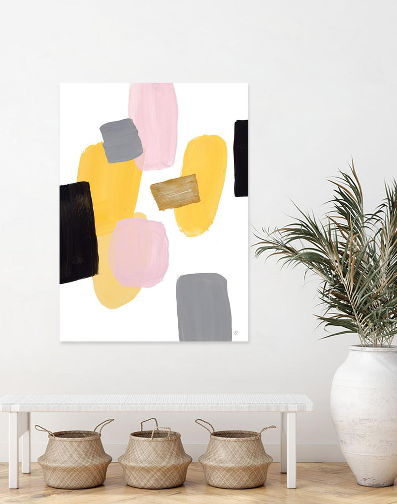 Floating Shapes I by Lanie Loreth on GIANT ART - multi abstract
