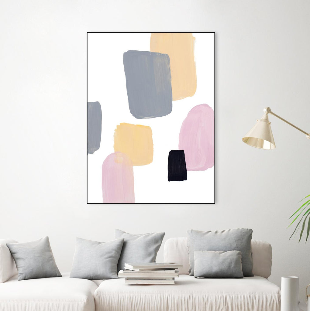 Floating Shapes II by Lanie Loreth on GIANT ART - multi abstract