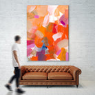 Confetti Petals by Lanie Loreth on GIANT ART - orange abstract