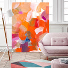 Confetti Petals by Lanie Loreth on GIANT ART - orange abstract