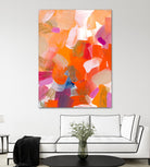 Confetti Petals by Lanie Loreth on GIANT ART - orange abstract