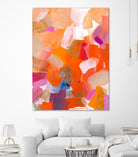 Confetti Petals by Lanie Loreth on GIANT ART - orange abstract