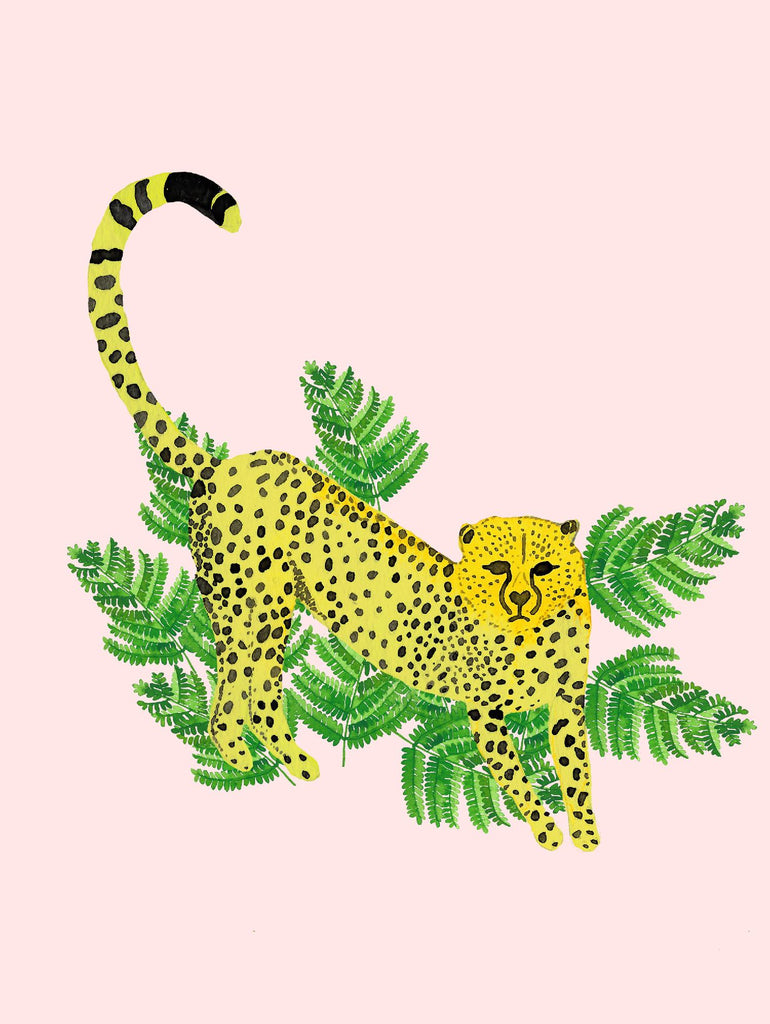 Cheetah on the Lookout I by Jen Bucheli on GIANT ART - multi wildlife